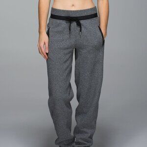Lululemon Karmacollected Pant Size 8 Heathered Speckled Black LIKE NEW